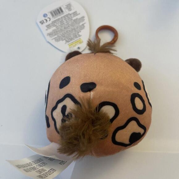 Squishmallows Kellytoy Plush Deeto the Spotted Hyena 3.5" Clip On - Picture 2 of 3